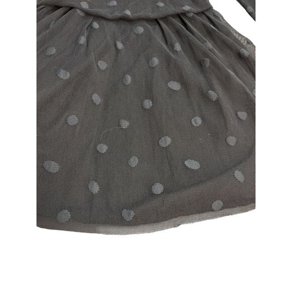 Sézane polka dot chiffon dress EU 34 US 2  sheer sleeve Parisian cocktail party - Picture 9 of 15